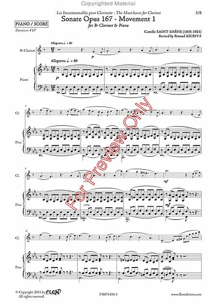 Sonata Opus 167 - Mvt 1 image number null