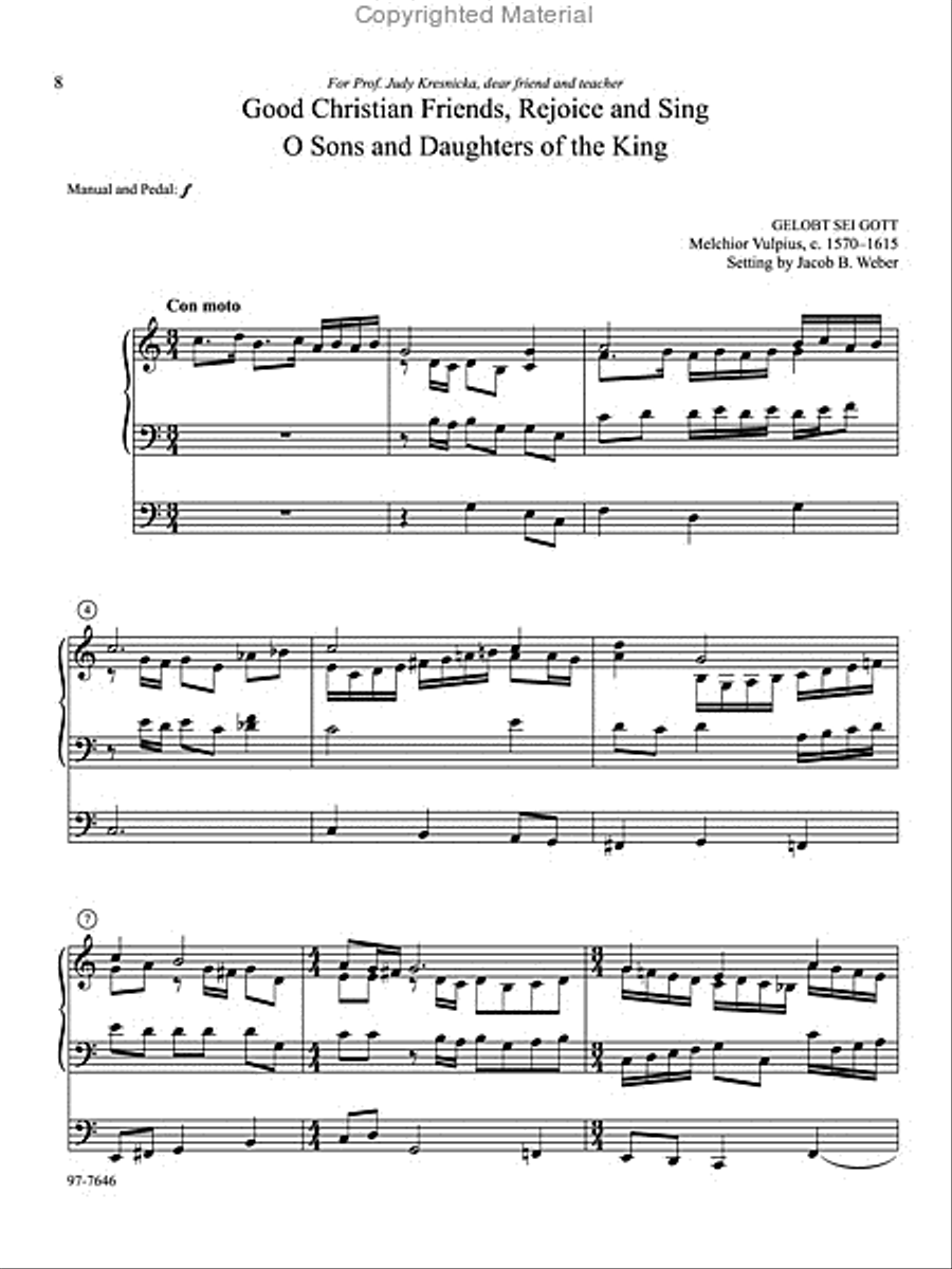Easter Mosaics Organ scores gallery preview page 4