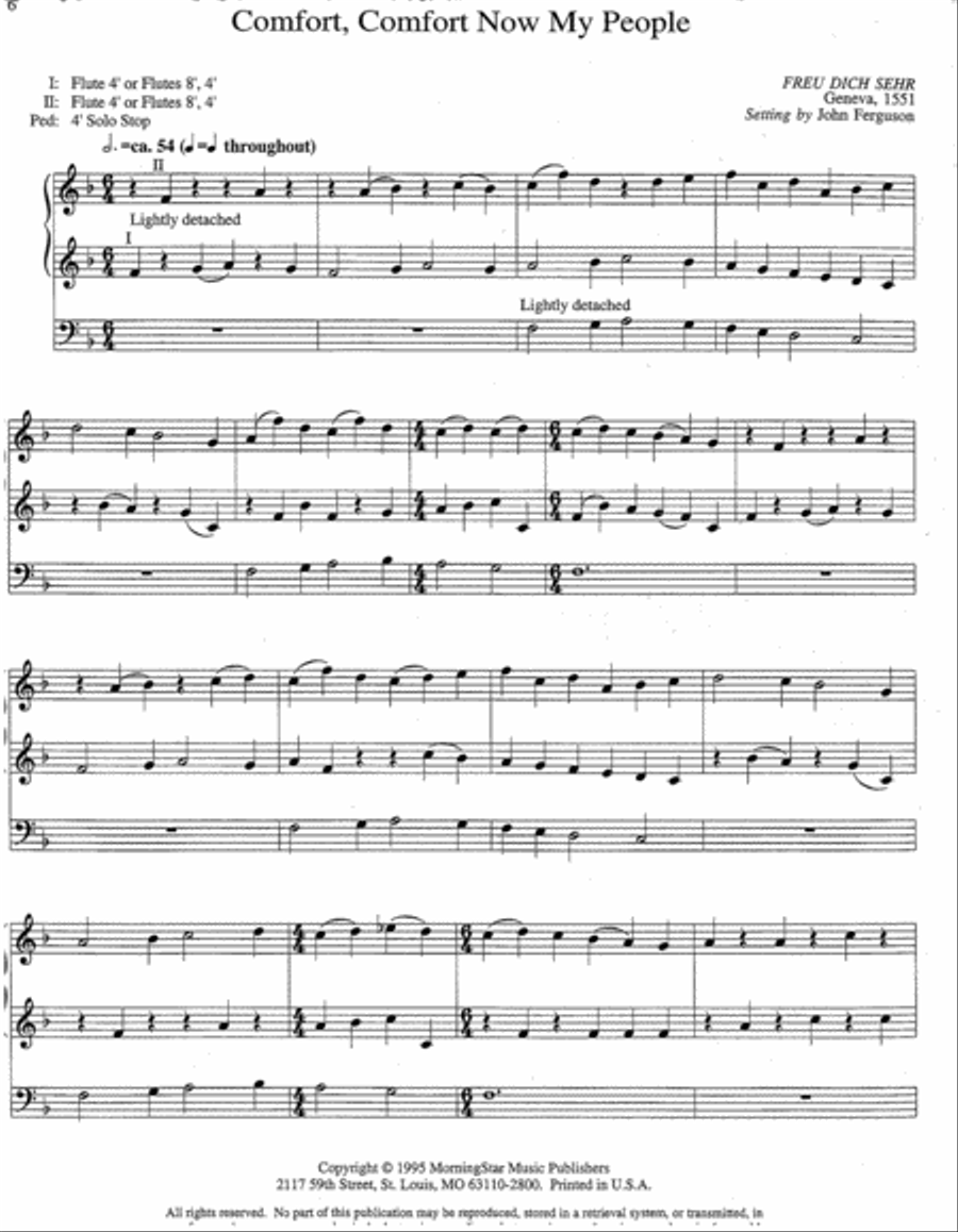 An Advent Triptych Organ scores gallery preview page 4
