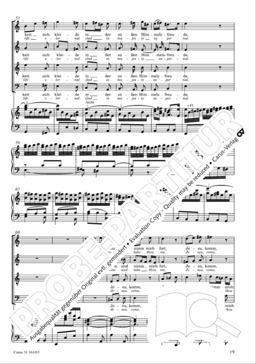 Komm, du susse Todesstunde 4-Part scores gallery preview page 20