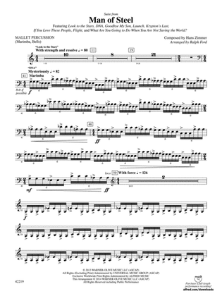 Man of Steel, Suite from: Mallets