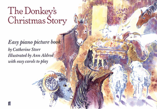 Book cover for The Donkey's Christmas Story