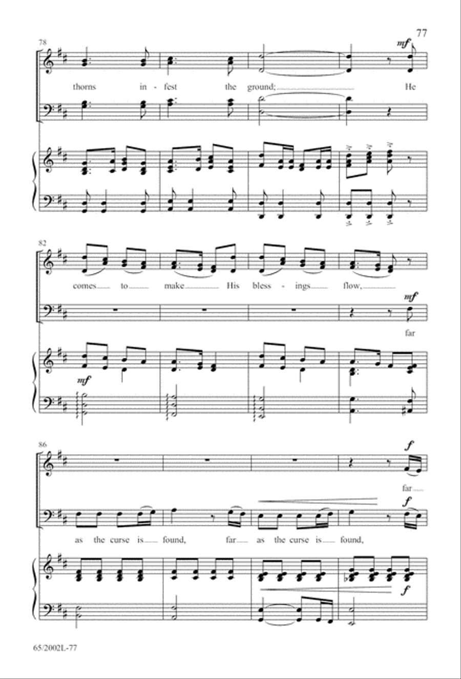 And This Shall Be a Sign And This Shall Be a Sign 4-Part scores gallery preview page 78