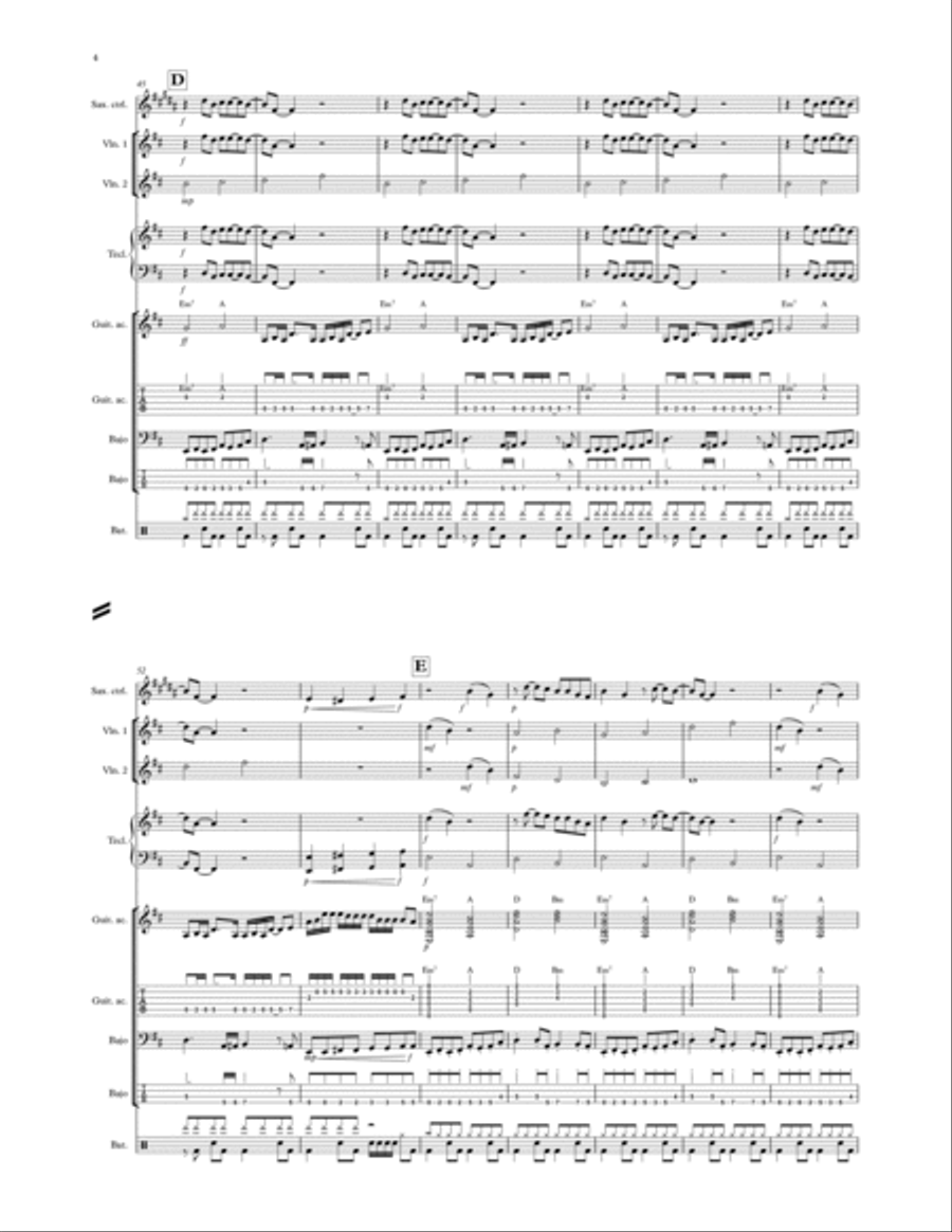 Come And Get Your Love Come And Get Your Love Concert Band scores gallery preview page 4