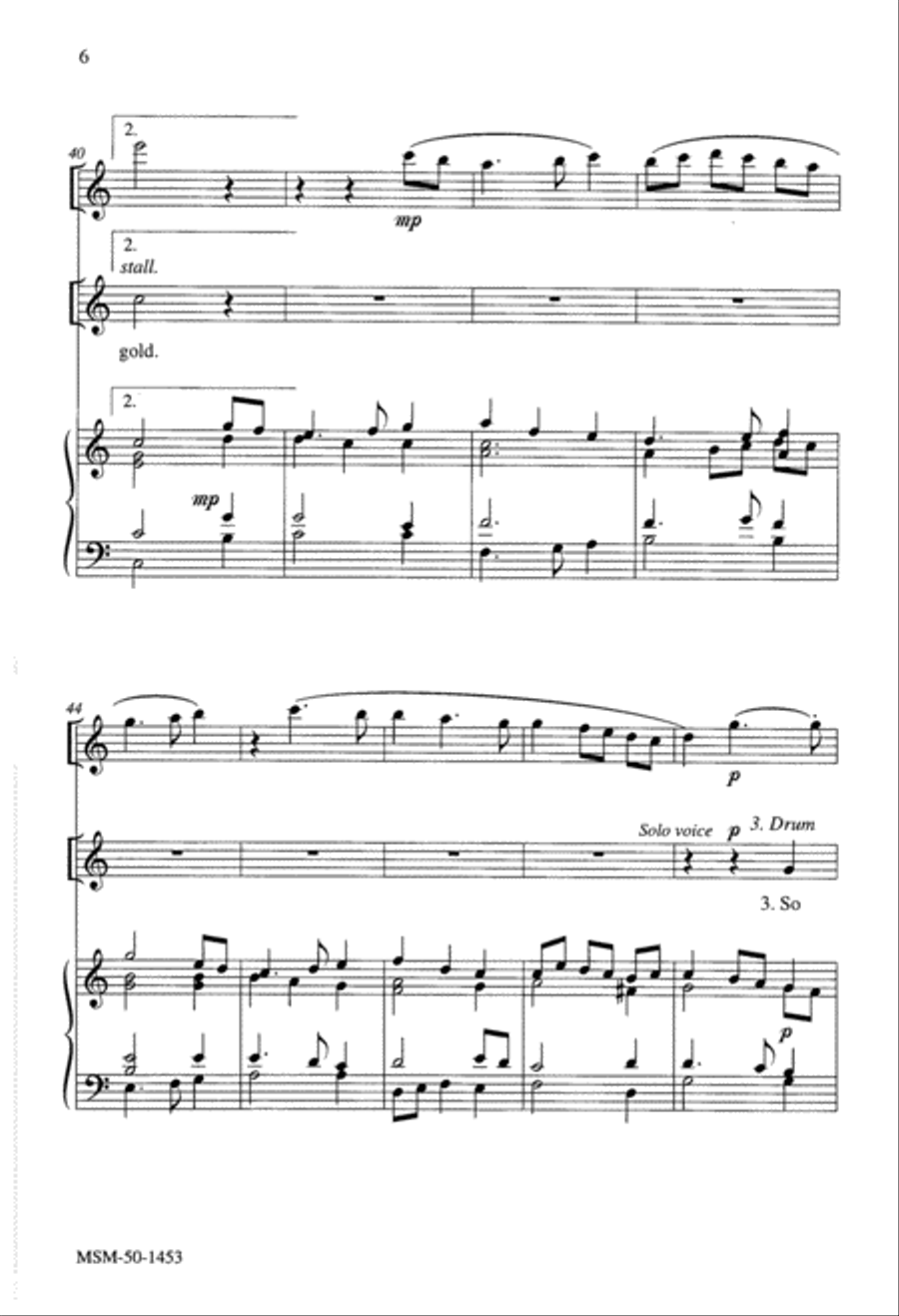 Arise Now, You Shepherds 2-Part scores gallery preview page 6
