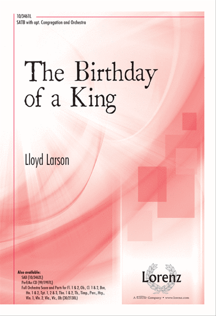 The Birthday of a King 4-Part scores gallery preview page 1