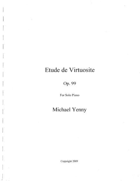 Etude de Virtuosite, op. 99 image number null