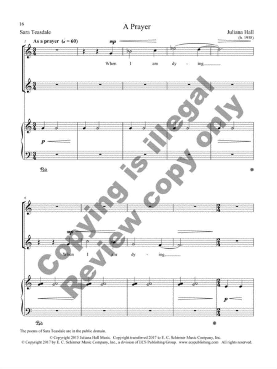 Music Like a Curve of Gold Mezzo-Soprano Voice scores gallery preview page 7