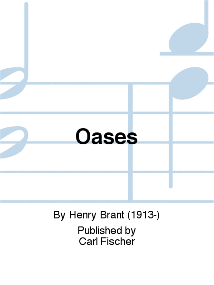 Book cover for Oases