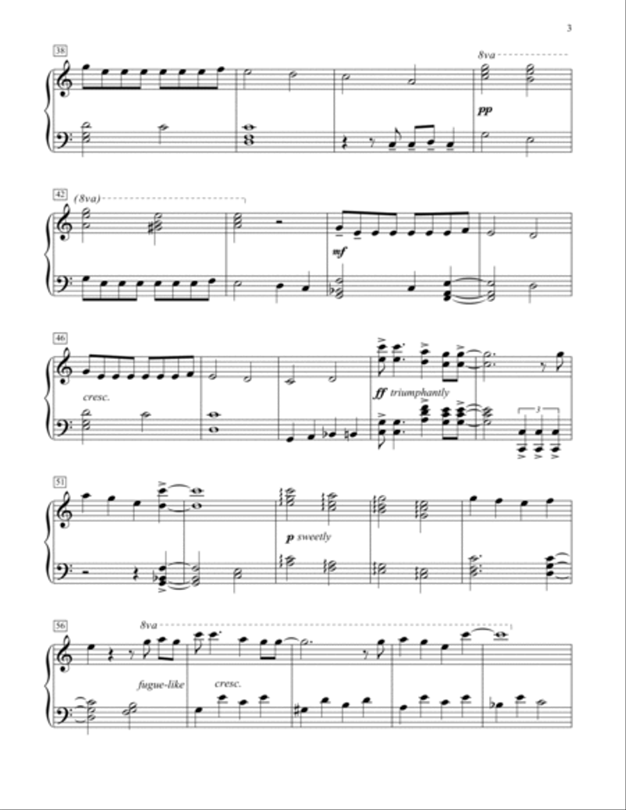 Sunday Candy (arr. Logan Evan Thomas) Piano scores gallery preview page 3