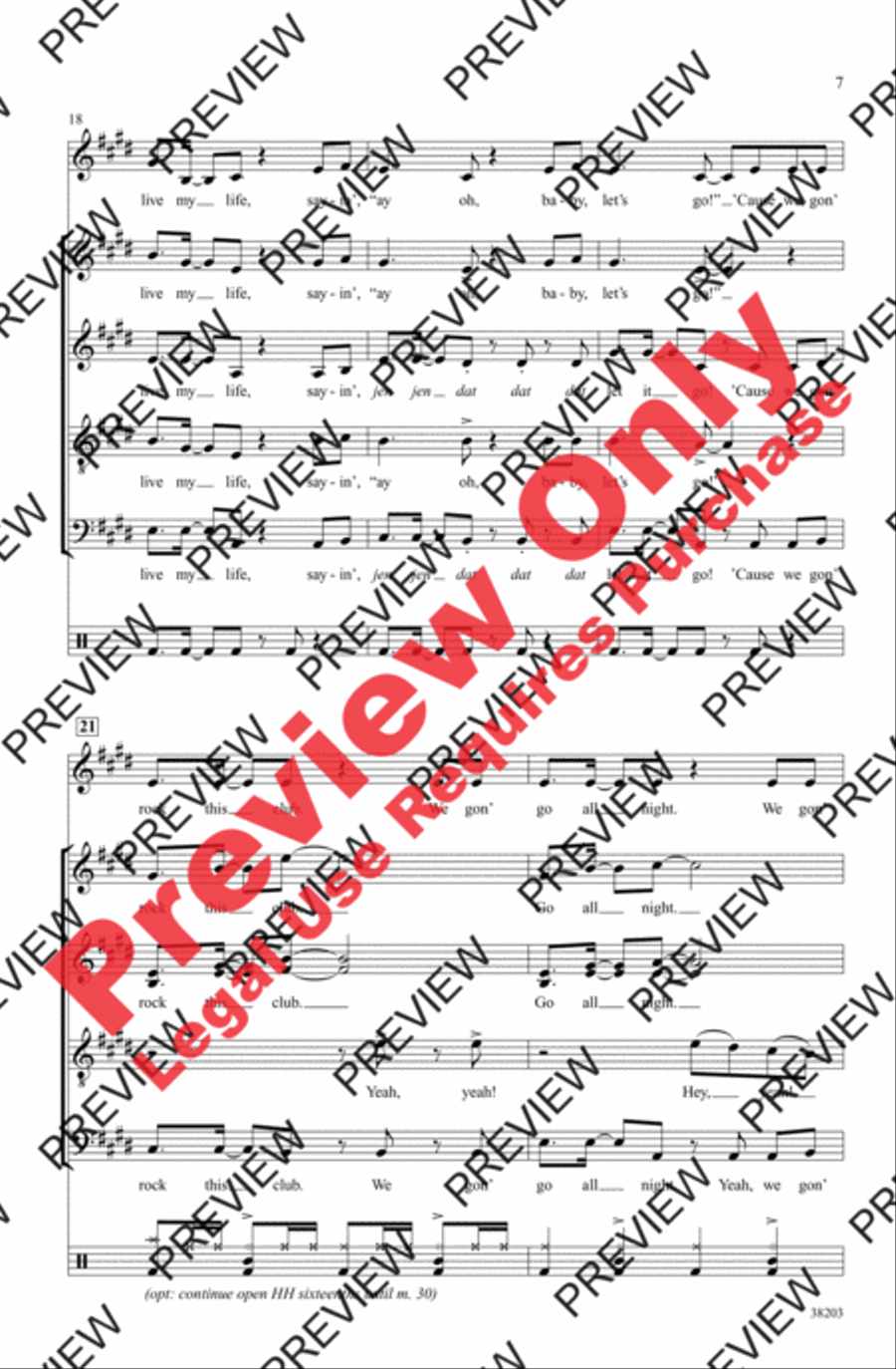 Dynamite 4-Part scores gallery preview page 7