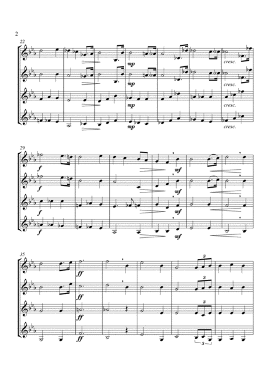 Pilgrims' Chorus from Tannhauser Choir scores gallery preview page 2