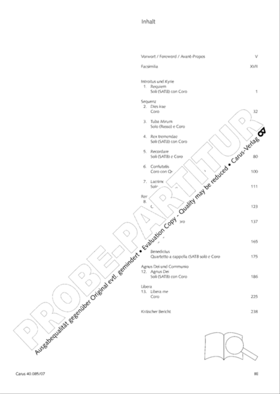 Missa pro defunctis Missa pro defunctis 4-Part scores gallery preview page 4