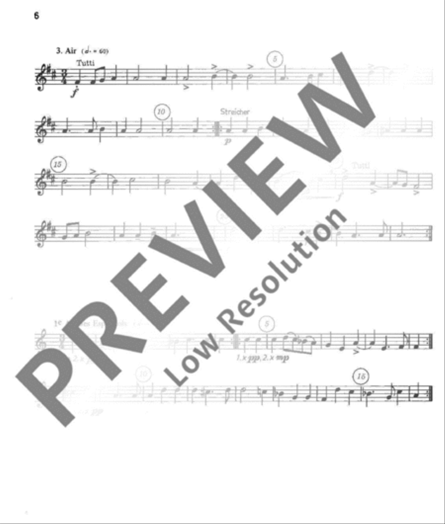 Le Bourgeois Gentilhomme English Horn scores gallery preview page 7