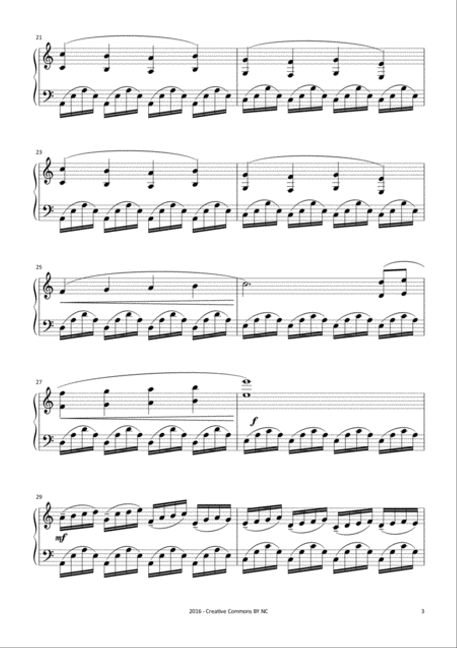 Préface d'une journée ordinaire Easy Piano scores gallery preview page 3