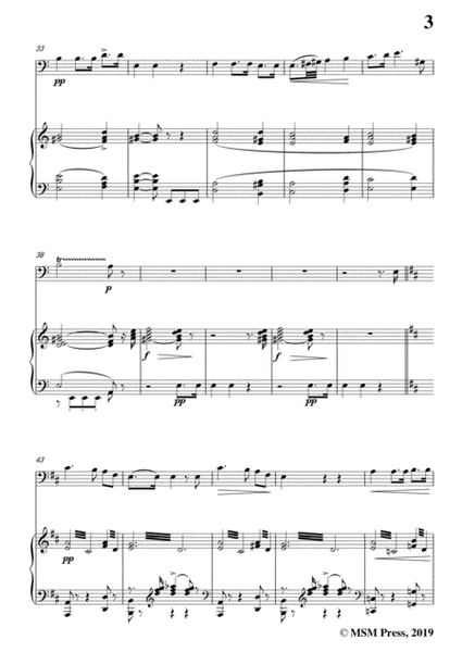 Verdi-Il lacerate spirito(A te l'estremo addio), for Cello and Piano image number null