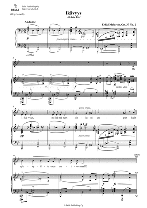 Ikavyys, Op. 37 No. 2 (G minor)
