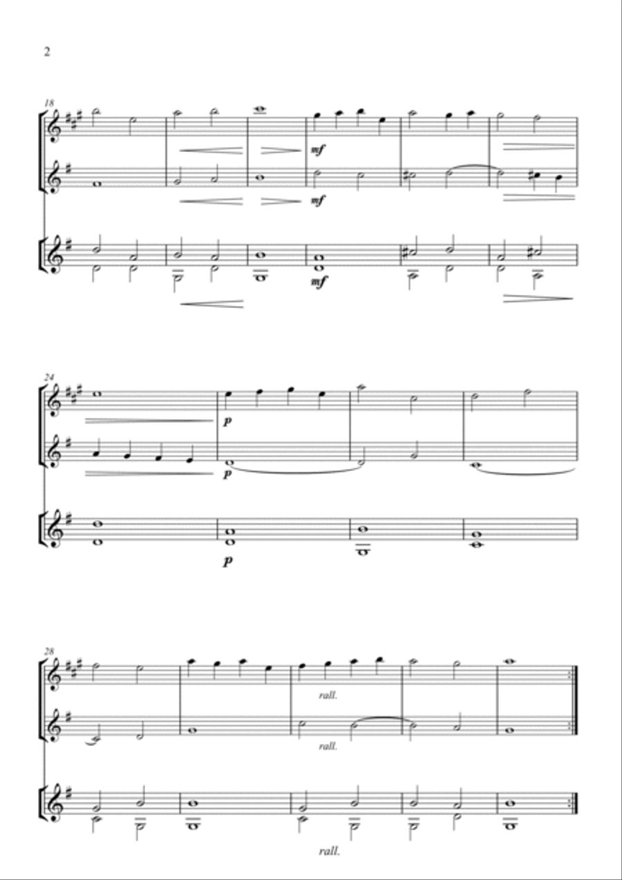 Christ the Lord is Risen Today Clarinet scores gallery preview page 2