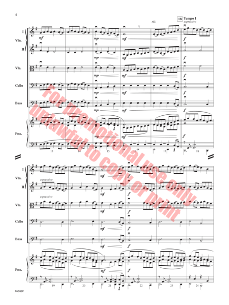 Measured Tones String Orchestra scores gallery preview page 5