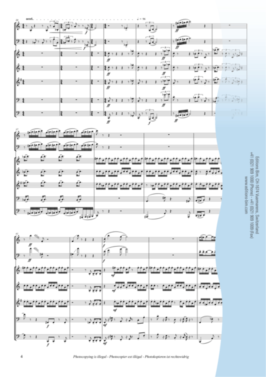 Groundhog Mamba Brass Quintet scores gallery preview page 3