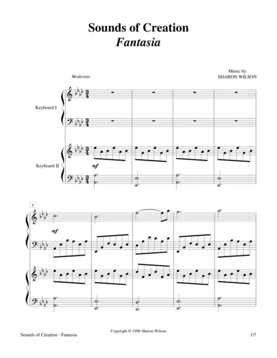 Sounds of Creation - Fantasia (Keyboard Duet; 2 Pianos, 4 Hands) image number null