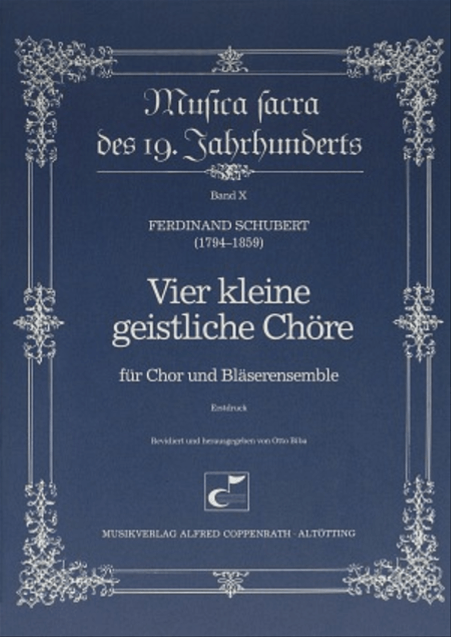 Four little sacred choirs Choir scores gallery preview page 1