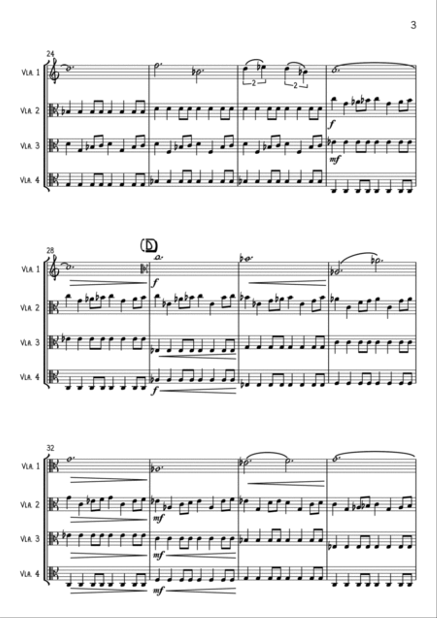 Game Of Thrones String Quartet scores gallery preview page 3