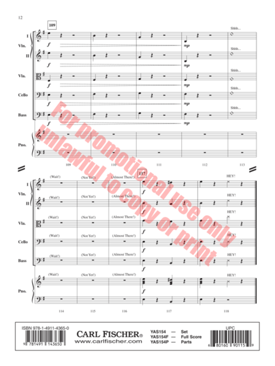 Tiptoe Polka Tiptoe Polka String Orchestra scores gallery preview page 13