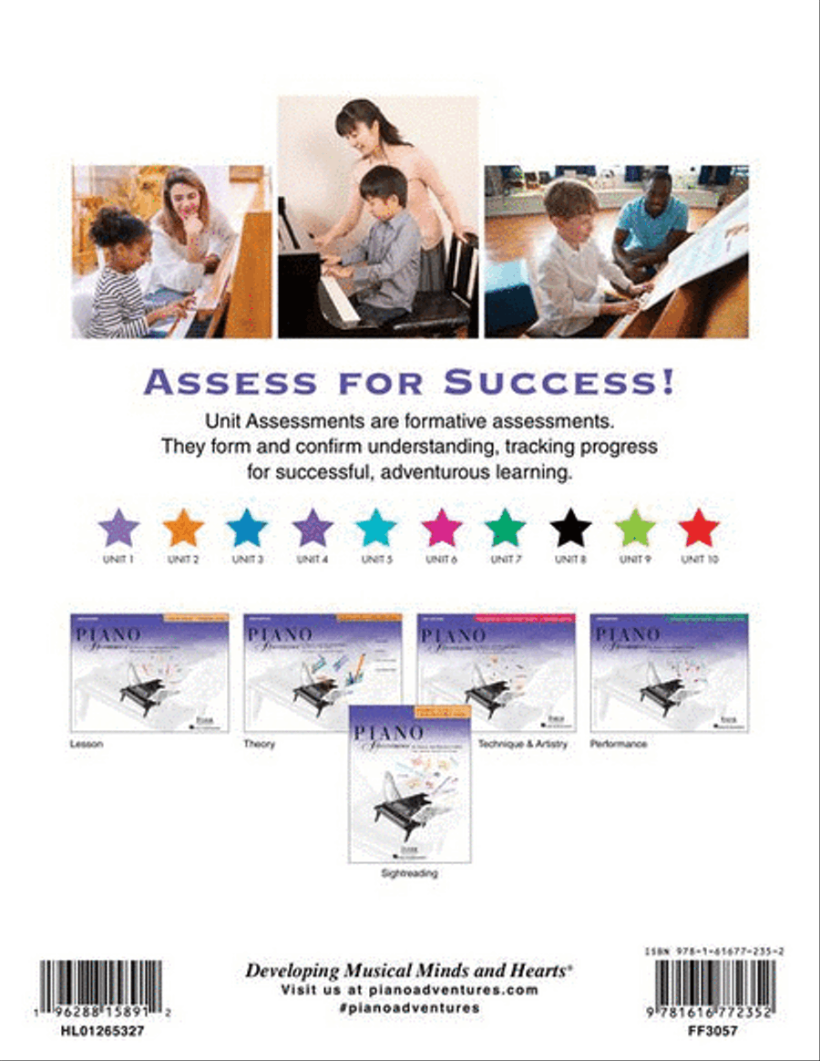 Primer Level Unit Assessments Teacher Handbook Piano Method scores gallery preview page 10