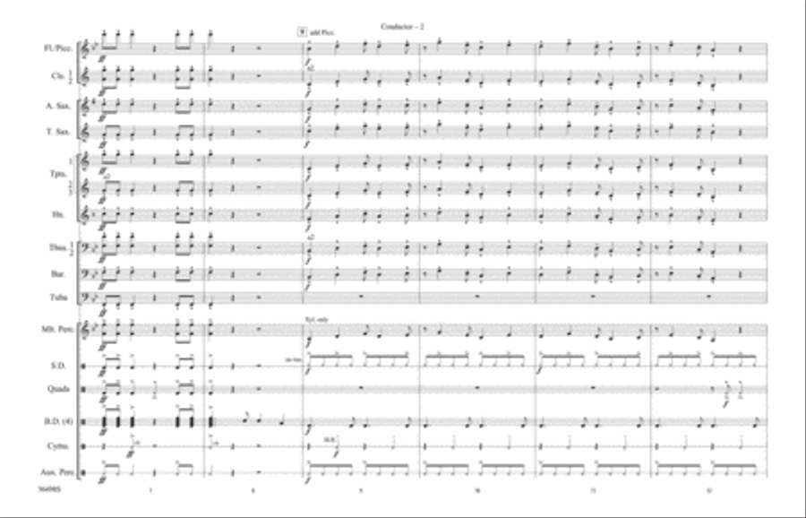Coconut Champagne: Score Marching Band scores gallery preview page 2