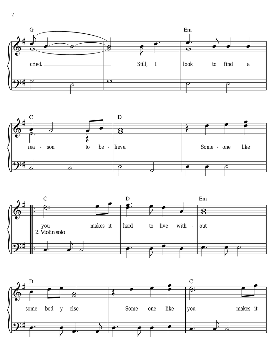 Reason To Believe Reason To Believe Voice scores gallery preview page 2
