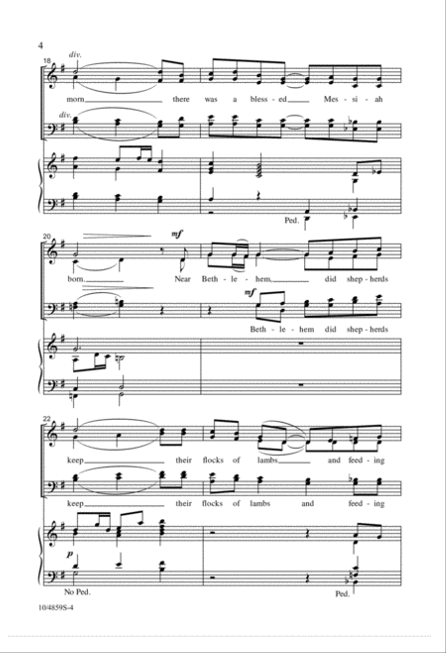 The Wexford Carol The Wexford Carol 4-Part scores gallery preview page 4