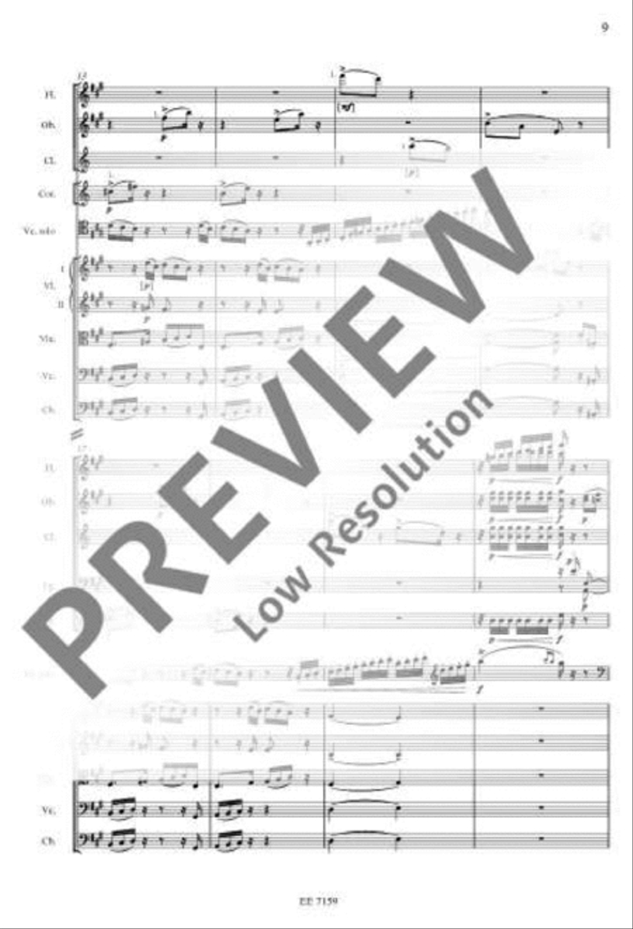 Variations on a Rococo Theme for Cello and Orchestra Orchestra scores gallery preview page 20