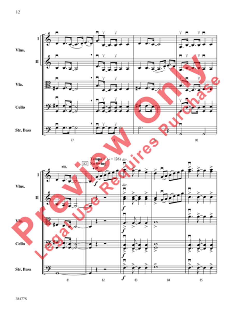Western Skies String Orchestra scores gallery preview page 13