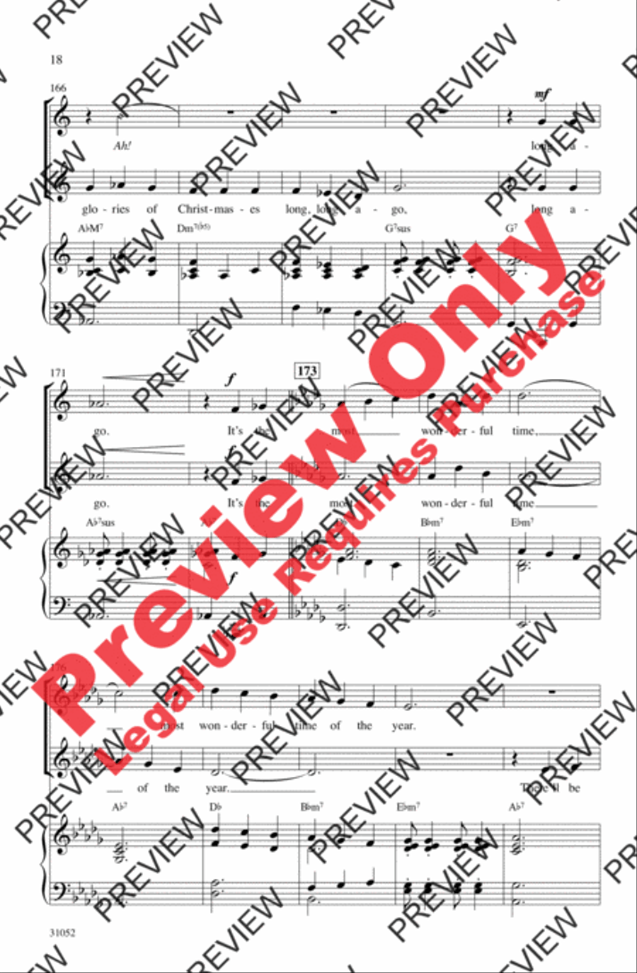 Christmas Pops Trio (A Medley) Women's Choir scores gallery preview page 18