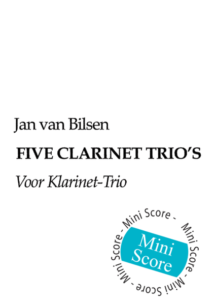 Five Clarinet Trio's