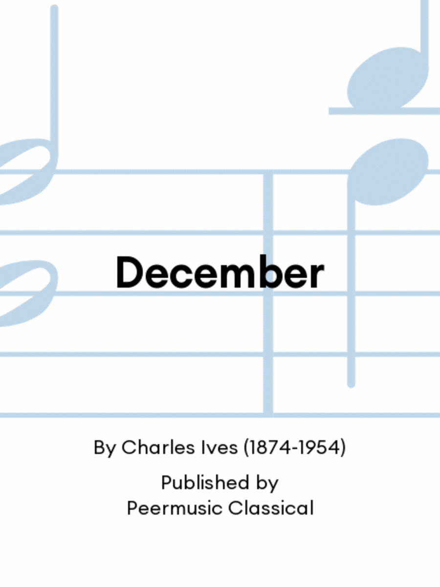 December December Choir scores gallery preview page 1