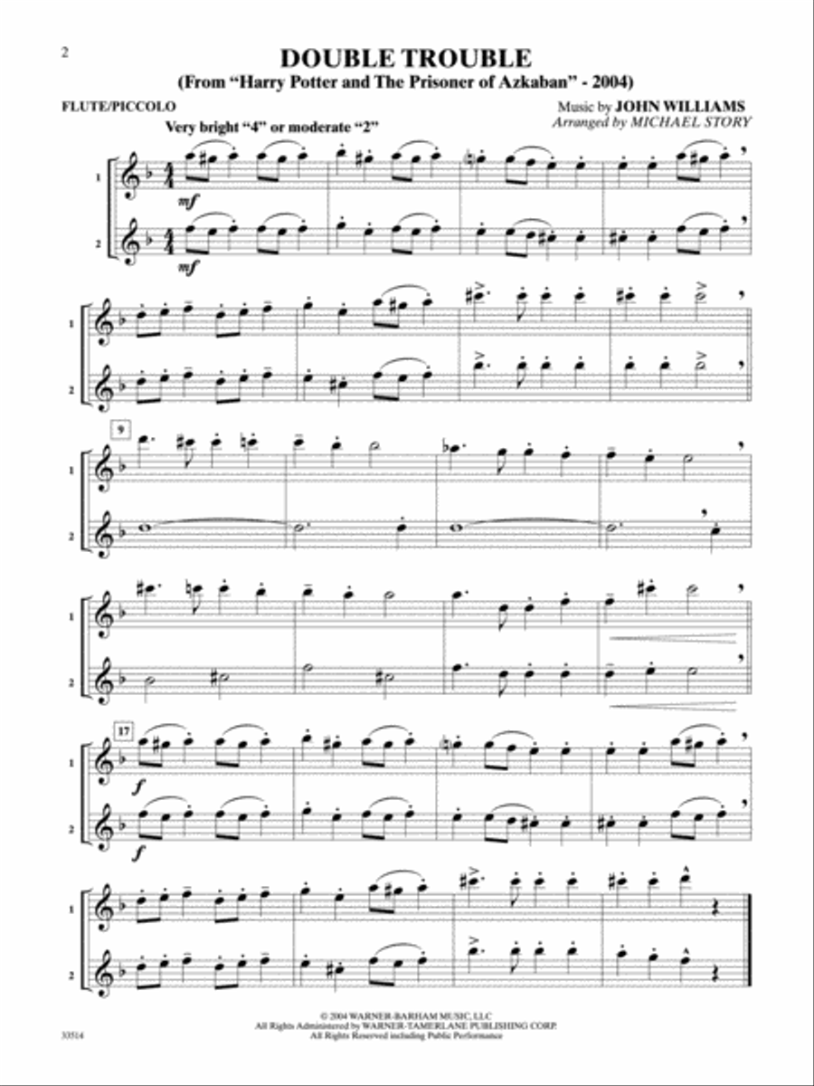 Movie Duets for All Small Ensemble scores gallery preview page 3