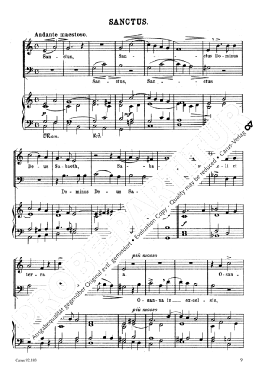 Missa pro defunctis 2-Part scores gallery preview page 10