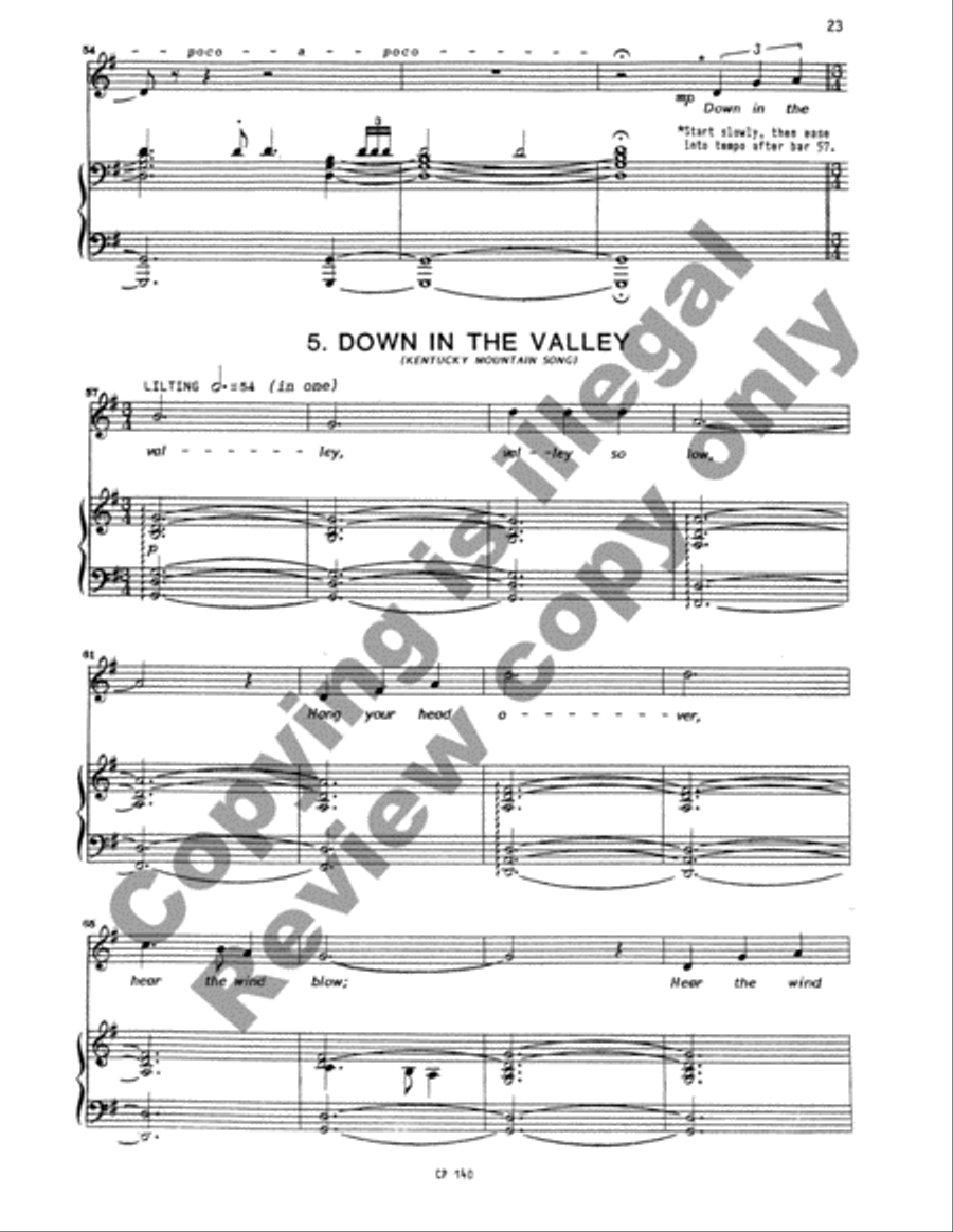 A Garland of Southern Song Medium Voice scores gallery preview page 33