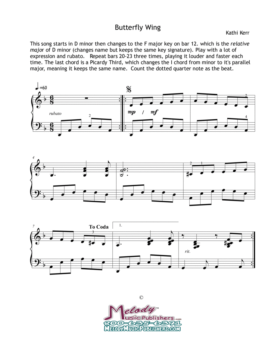Piano solo late intermediate - 