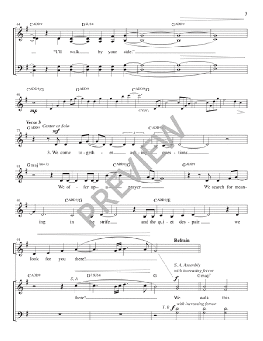 I'll Walk by Your Side - Guitar edition Guitar scores gallery preview page 4
