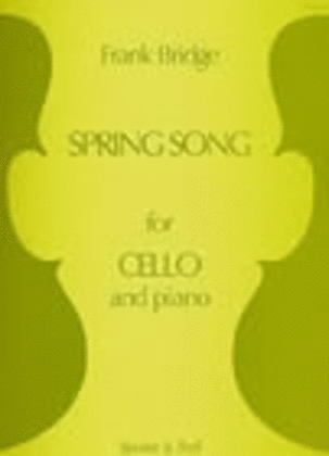 Book cover for Bridge - Spring Song Cello/Piano