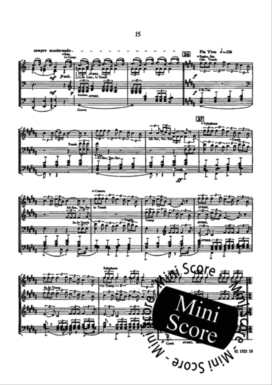 Symphonie de Paris Concert Band scores gallery preview page 19