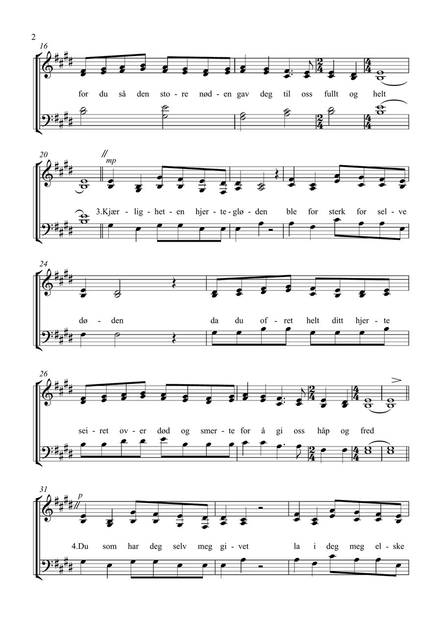 Hyll deg frelser og forsoner 4-Part scores gallery preview page 2