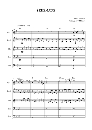 Serenade | Schubert | Brass Quintet | Chords