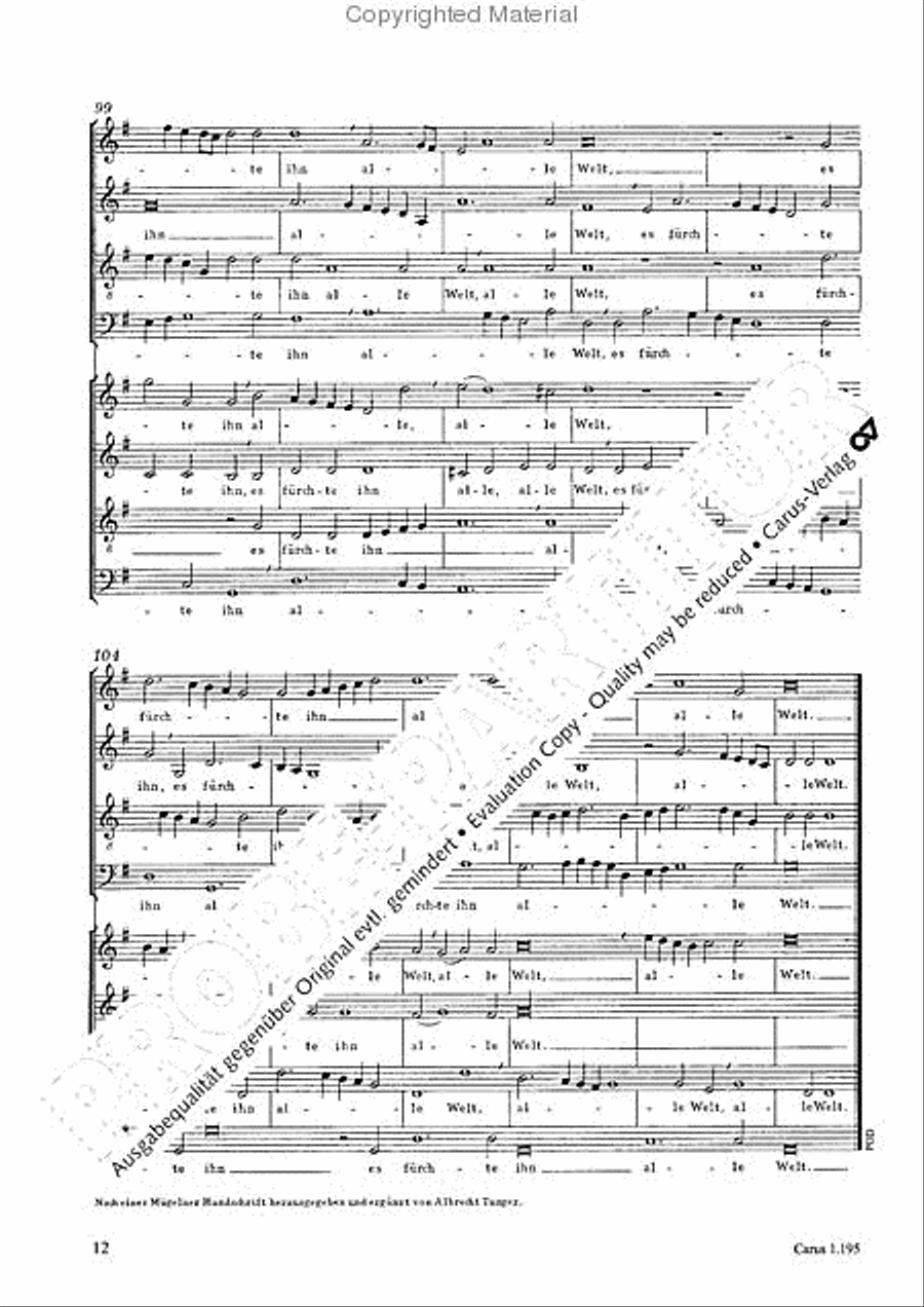 Psalm 96 4-Part scores gallery preview page 13