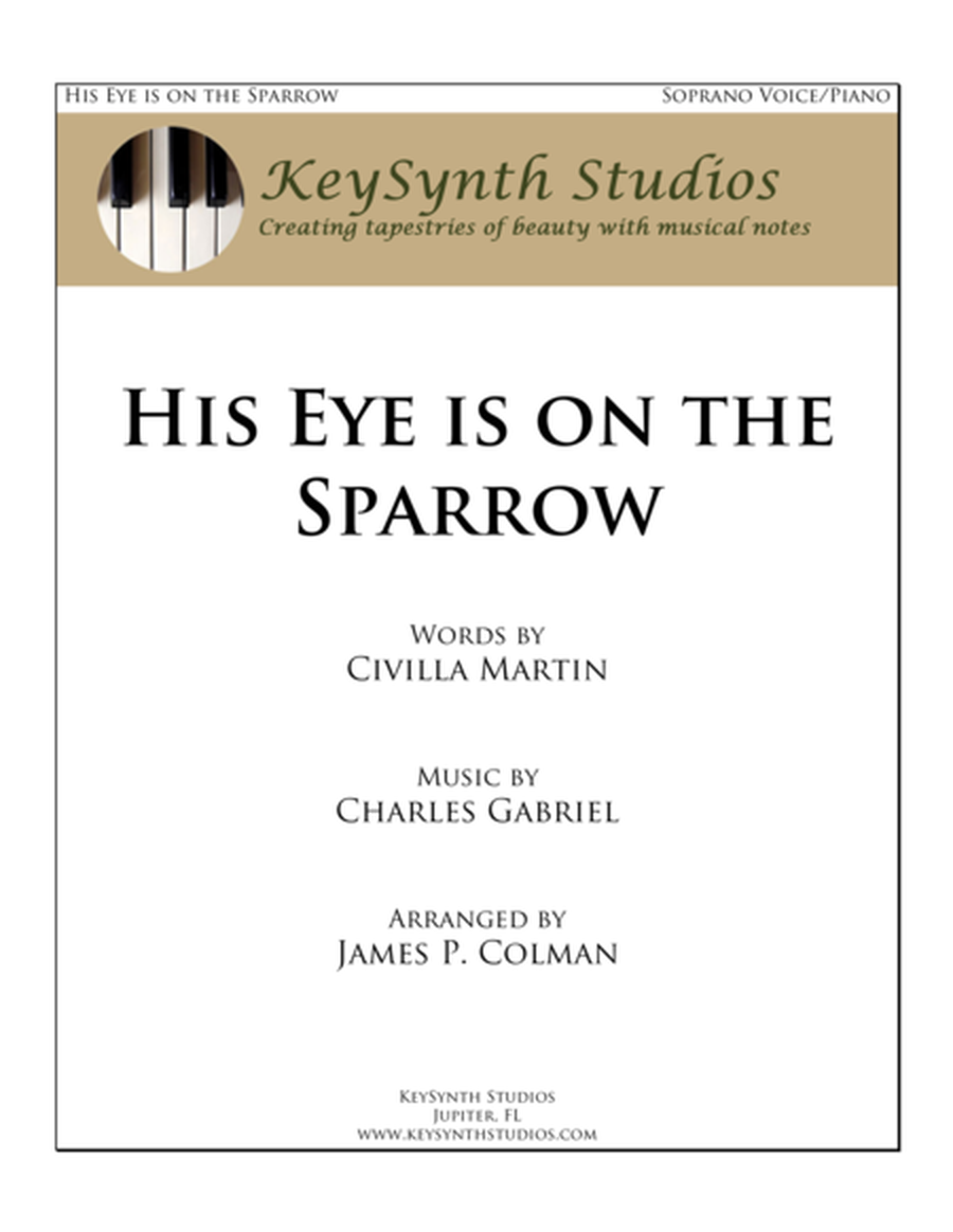 His Eye is on the Sparrow (Soprano Voice) image number null