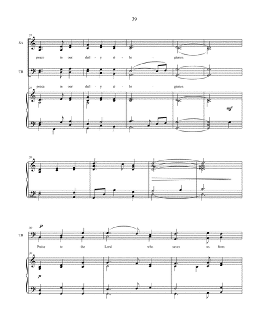 Exemplar, Savior, Defender - sacred SATB choir with piano accompaniment image number null