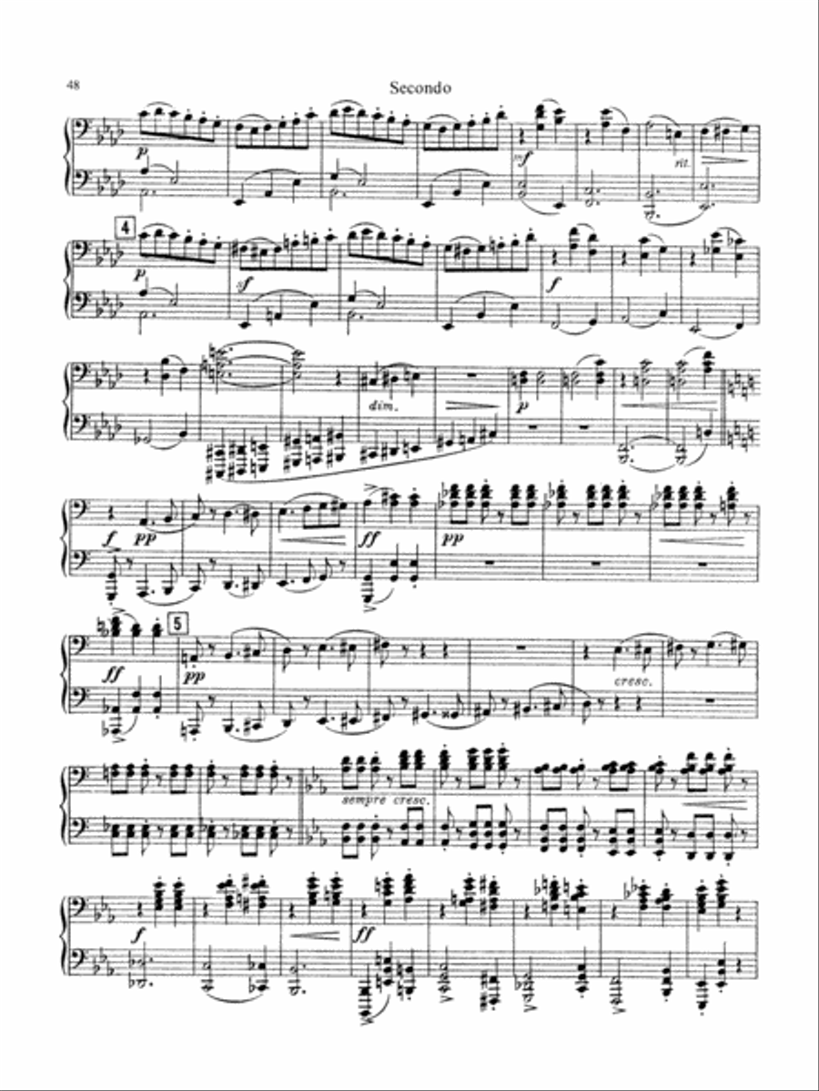 Schmitt: Album of Piano Duets, Volume I Piano Duet scores gallery preview page 5